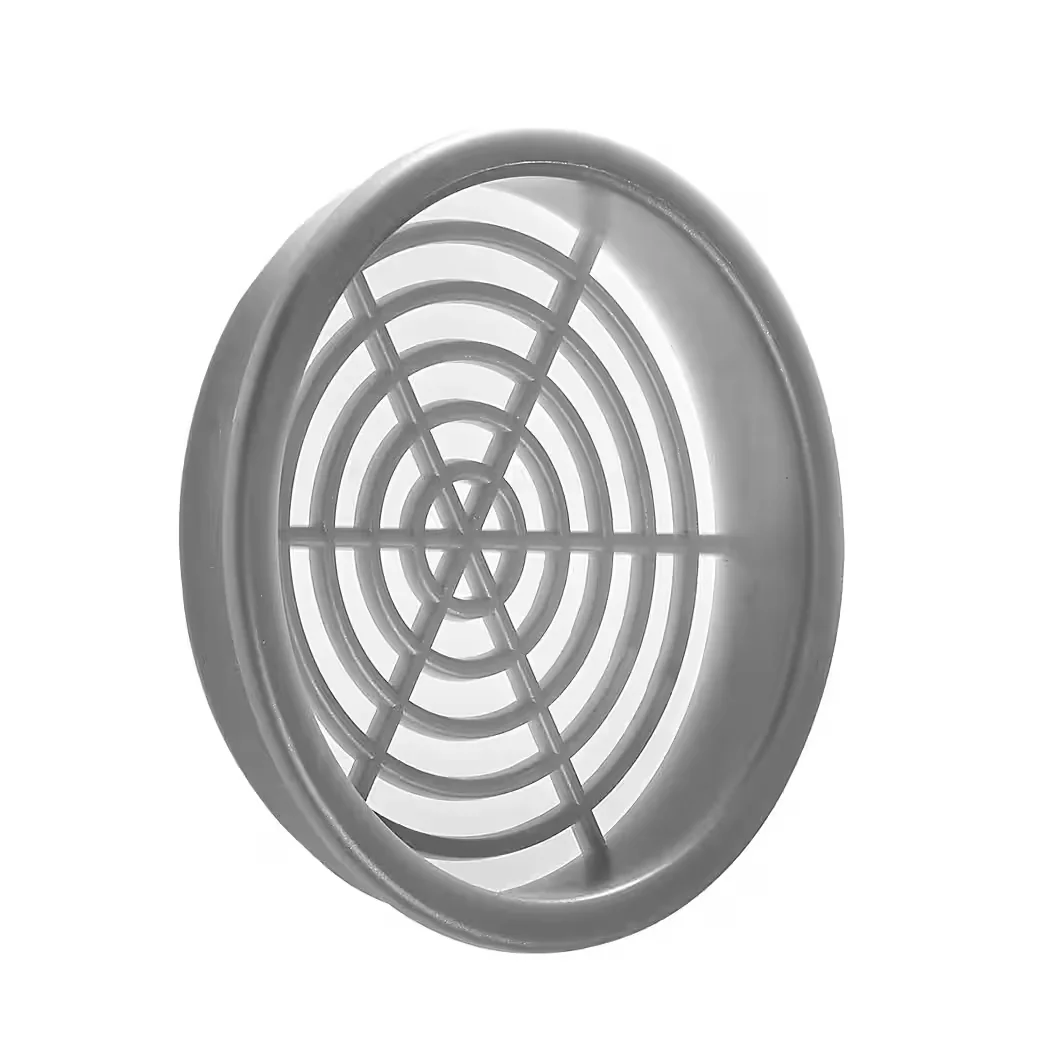 SO-TECH® Lüftungsgitter Einbau 60 mm Abdeckrand geschlitzt innen außen