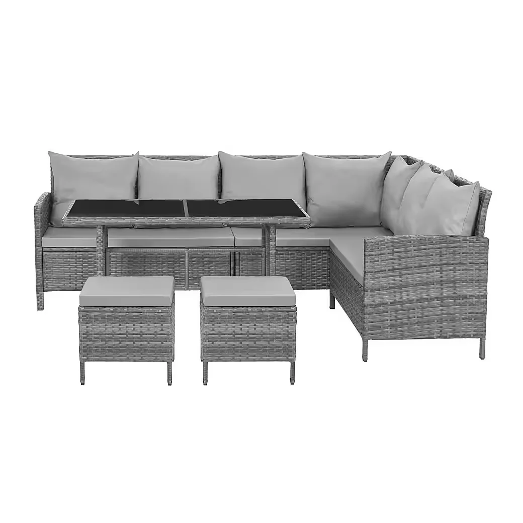 Gartenlounge Set MADISON Grau Outdoor Sitzgruppe