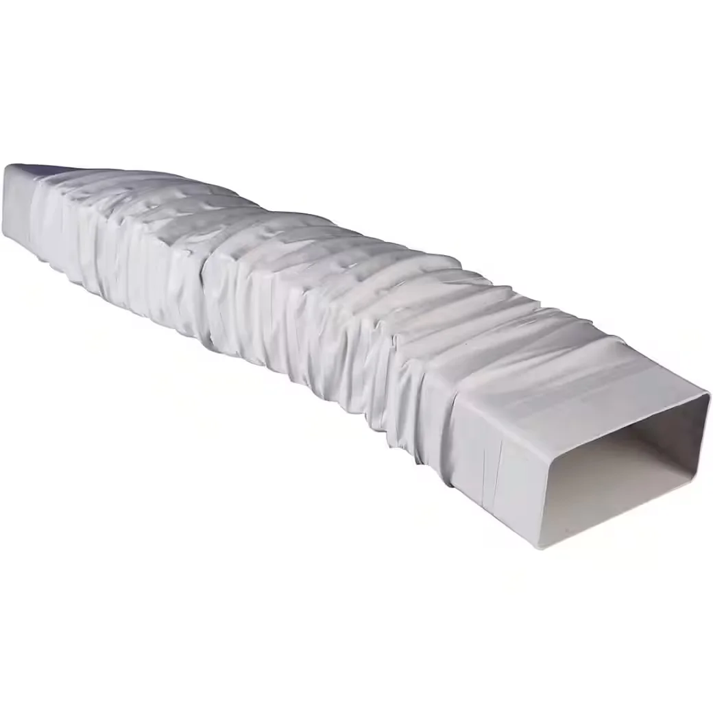 WALLAIR Rohrverbinder N15898 Flachkanal 150 flexibler Vierkantadapter