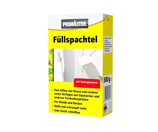 PRIMASTER Füllspachtel 500 g Spachtelmasse für Wand und Decke innen