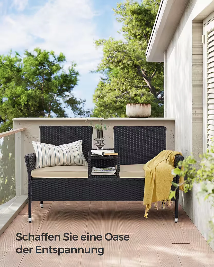 SONGMICS Balkonset Gartenmöbel für Balkon und Terrasse