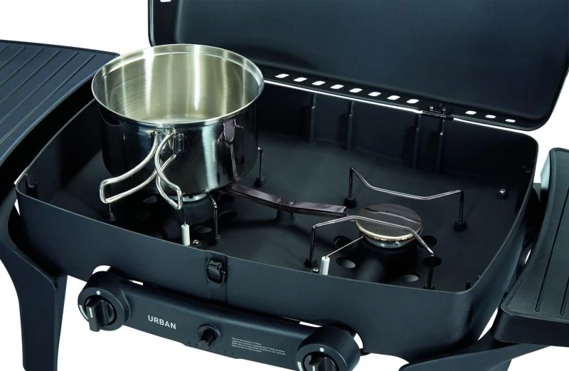 Gasgrill Urban kompakt mobil für Balkon und Camping