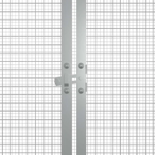 vidaXL Hühnerkäfig Grau 200x91x100 cm Verzinkter Stahl Außengehege