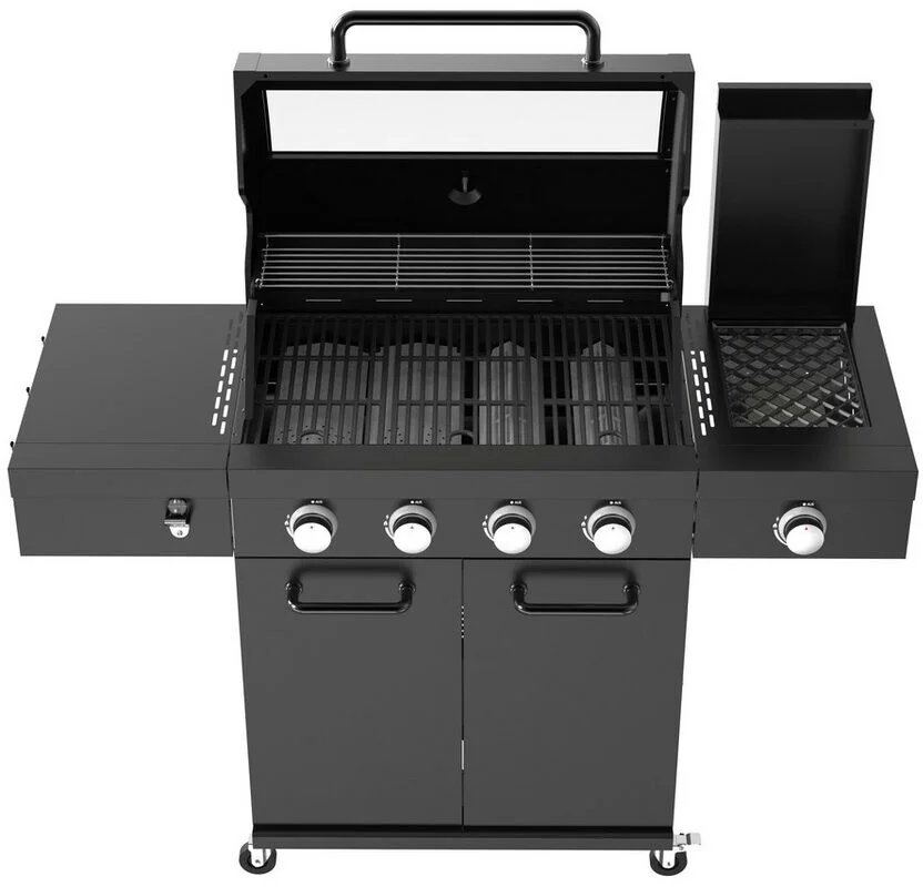 El Fuego® Gasgrill "Kingston Nocturne" 4+1 mit Infrarotbrenner schwarz
