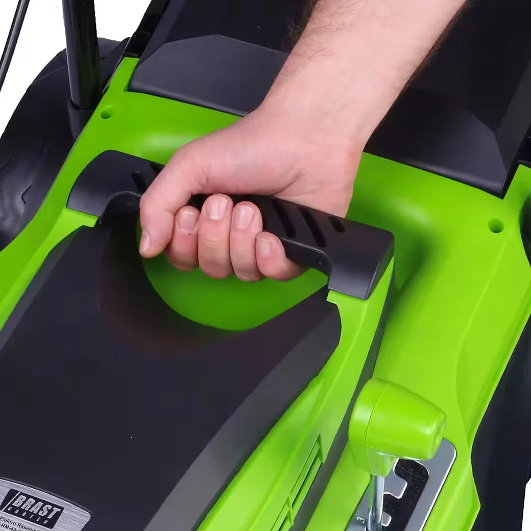 Elektrorasenmäher 2000 Watt mit Fangkorb höhenverstellbar für Garten