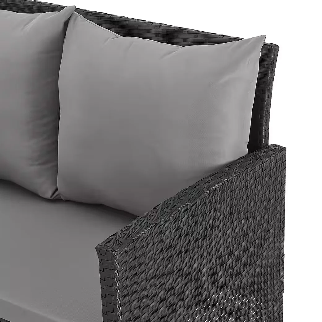Gartenlounge Set MADISON Schwarz Outdoor Terrasse