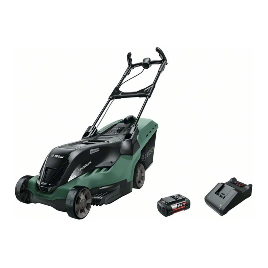 Bosch Akku-Rasenmäher AdvancedRotak 36-850, 1 Akku 36V/6,0-Ah, Ladegerät AL 3620 CV