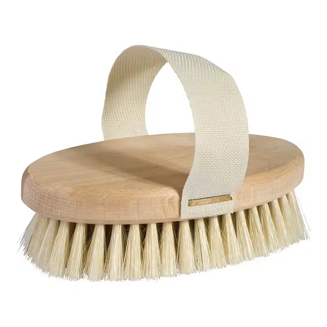 Massagebürste mit weichen Borsten für Körper und Rücken Peeling