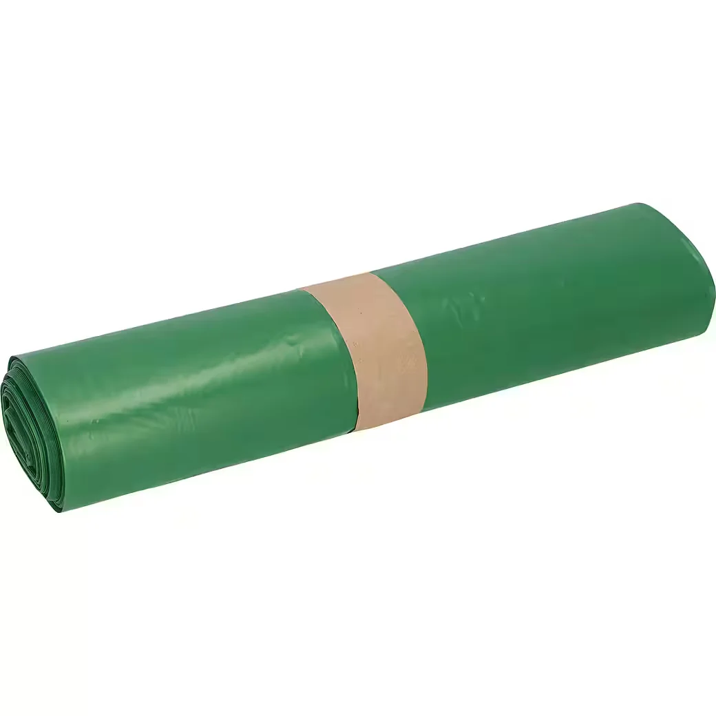 SOENNECKEN Papierkorb Müllsack 120l 35mic grün 25 Stück Müllbeutel