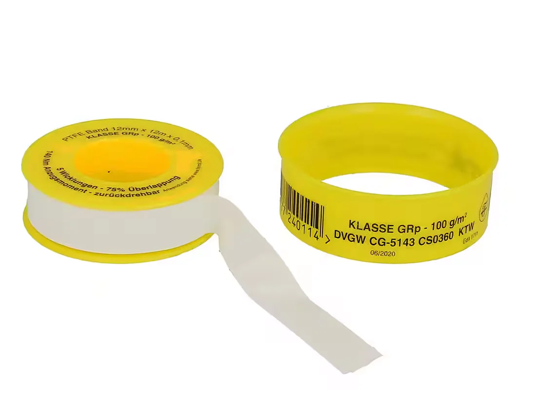 FERMIT Gewindedichtband Teflonband GRp 12m Trinkwasser Heizung DVGW