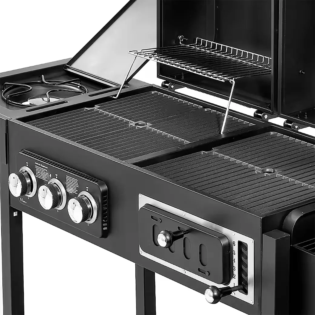 Holzkohlegrill HERO DUO BBQ für Garten Outdoor Camping