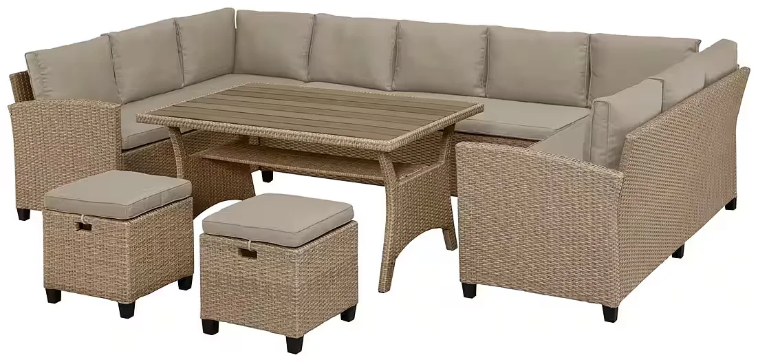 Gartenlounge Set Rotterdam Outdoor wetterfest für Terrasse