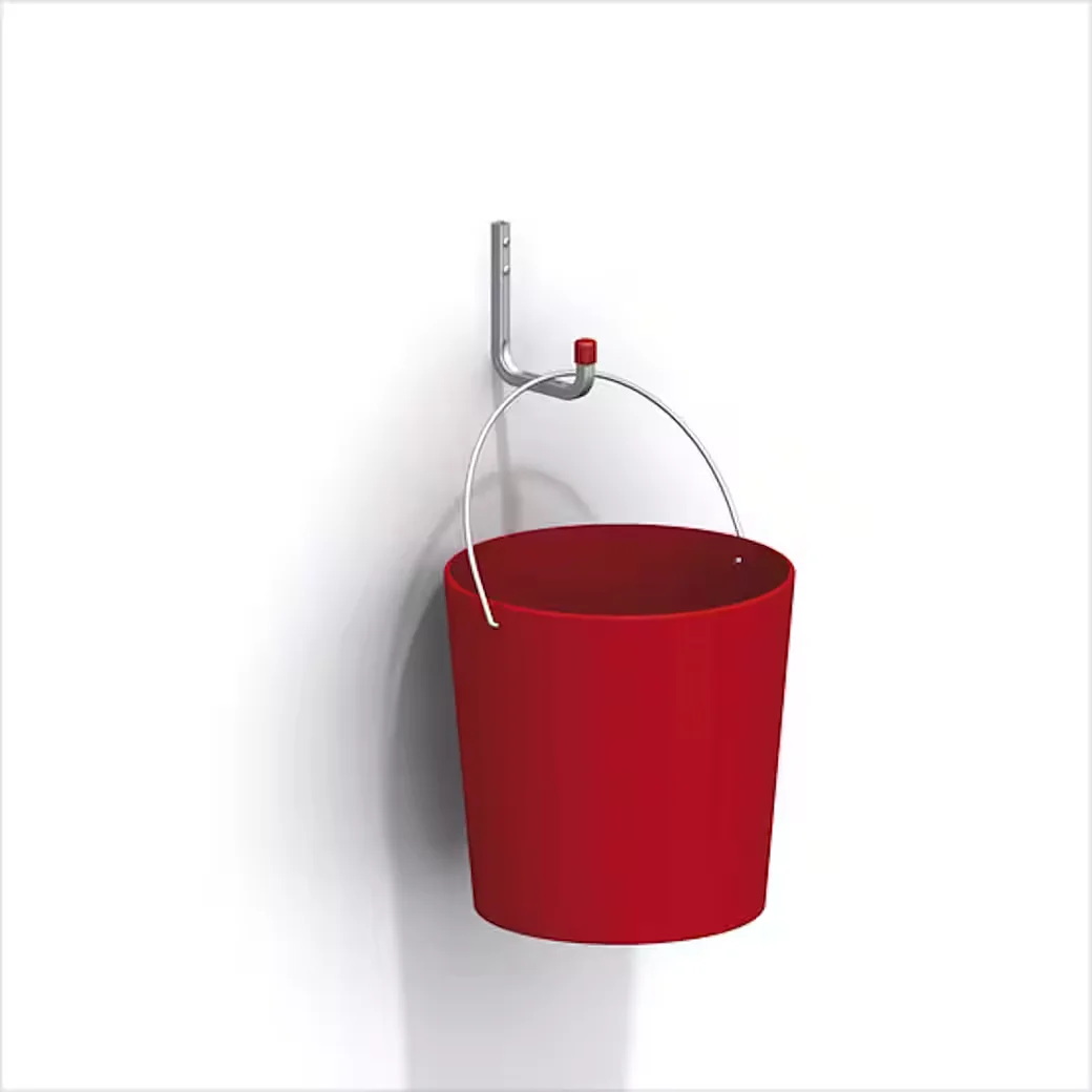 SO-TECH® Wandhaken Garagen-Haken Gerätehalter 140x115mm verzinkt 30kg