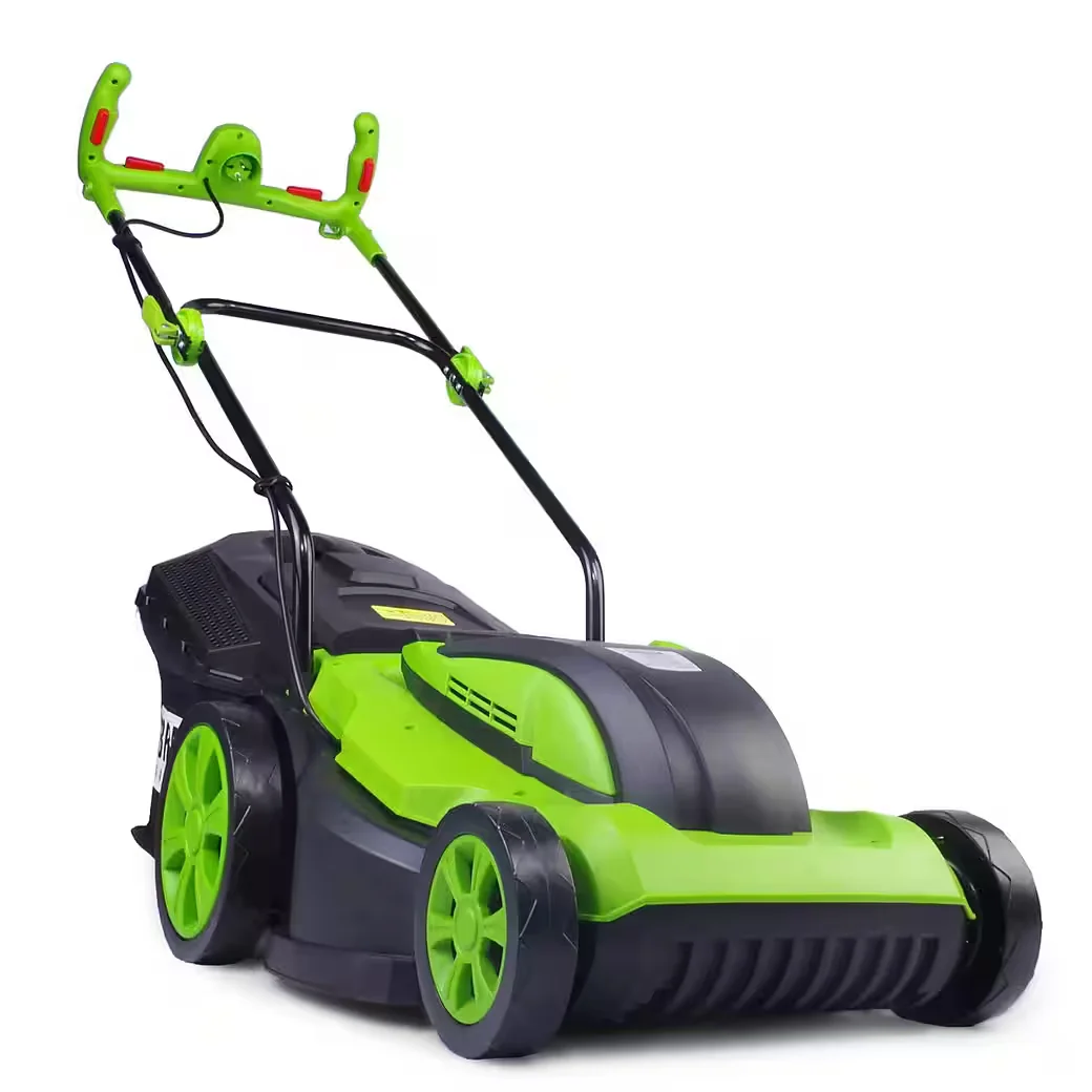 Elektrorasenmäher 2000 Watt mit Fangkorb höhenverstellbar für Garten