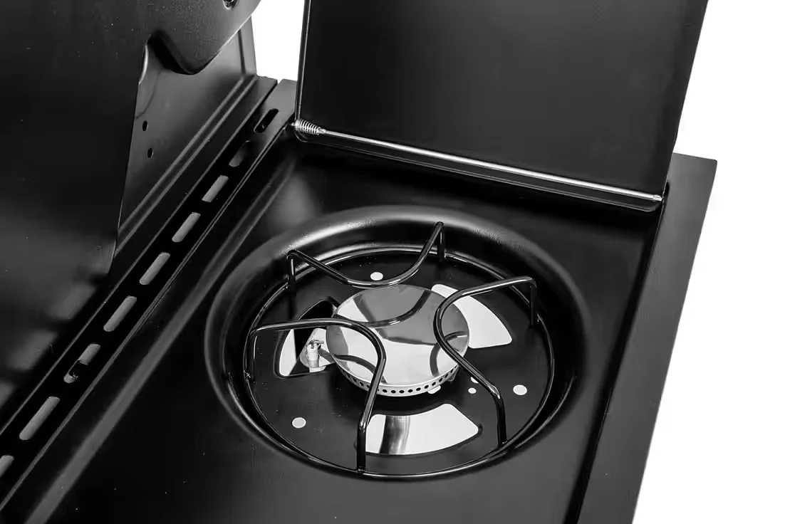 Gasgrill Rockford 4 Brenner und Seitenbrenner 14 5 kW Gesamt BBQ
