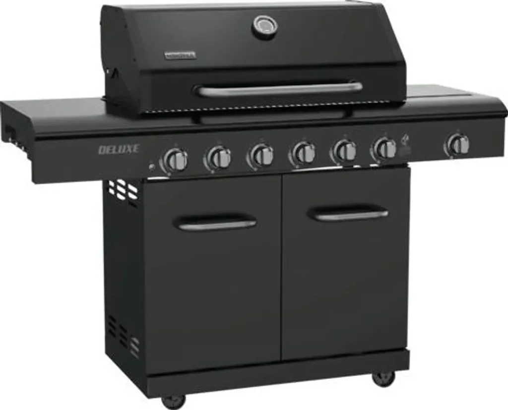 Gasgrill 6B Deluxe 6+1 Brenner BBQ Outdoor