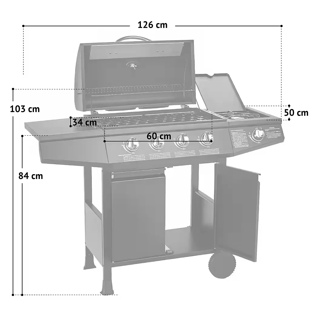 Gasgrill BASIC BBQ für Garten und Terrasse