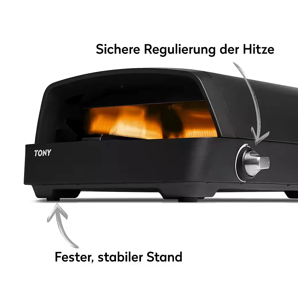 Gas Pizzaofen TONY Outdoor für Garten und Terrasse