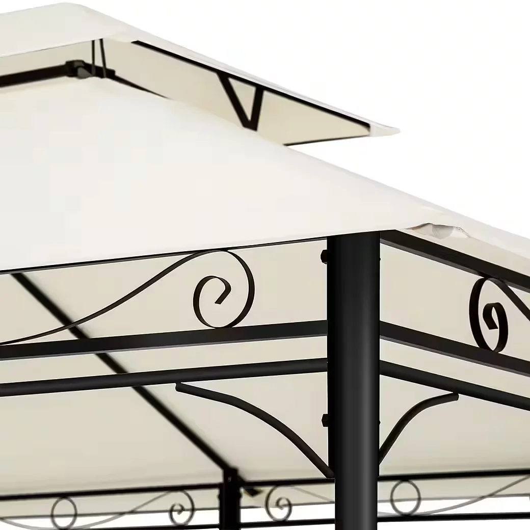 TECTAKE Gartenpavillon Partyzelt für Garten und Terrasse