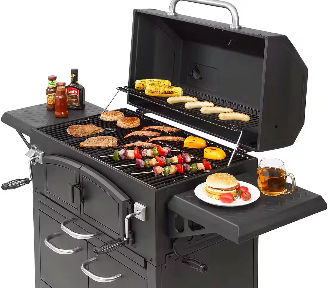 Smoker Grand Ontario BBQ Grill Räucherofen für Garten