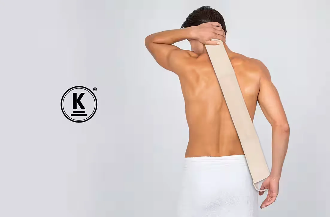 Badebürste Rückenschrubber Luffa Peelinggurt für Duschpflege Massage