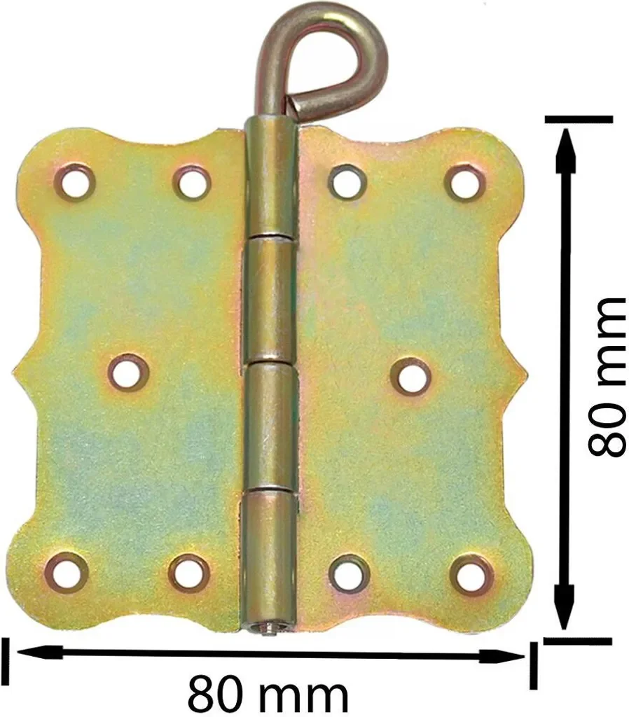 Kulissenscharniere Türscharniere 80x80 Türband Retro mit losem Stift