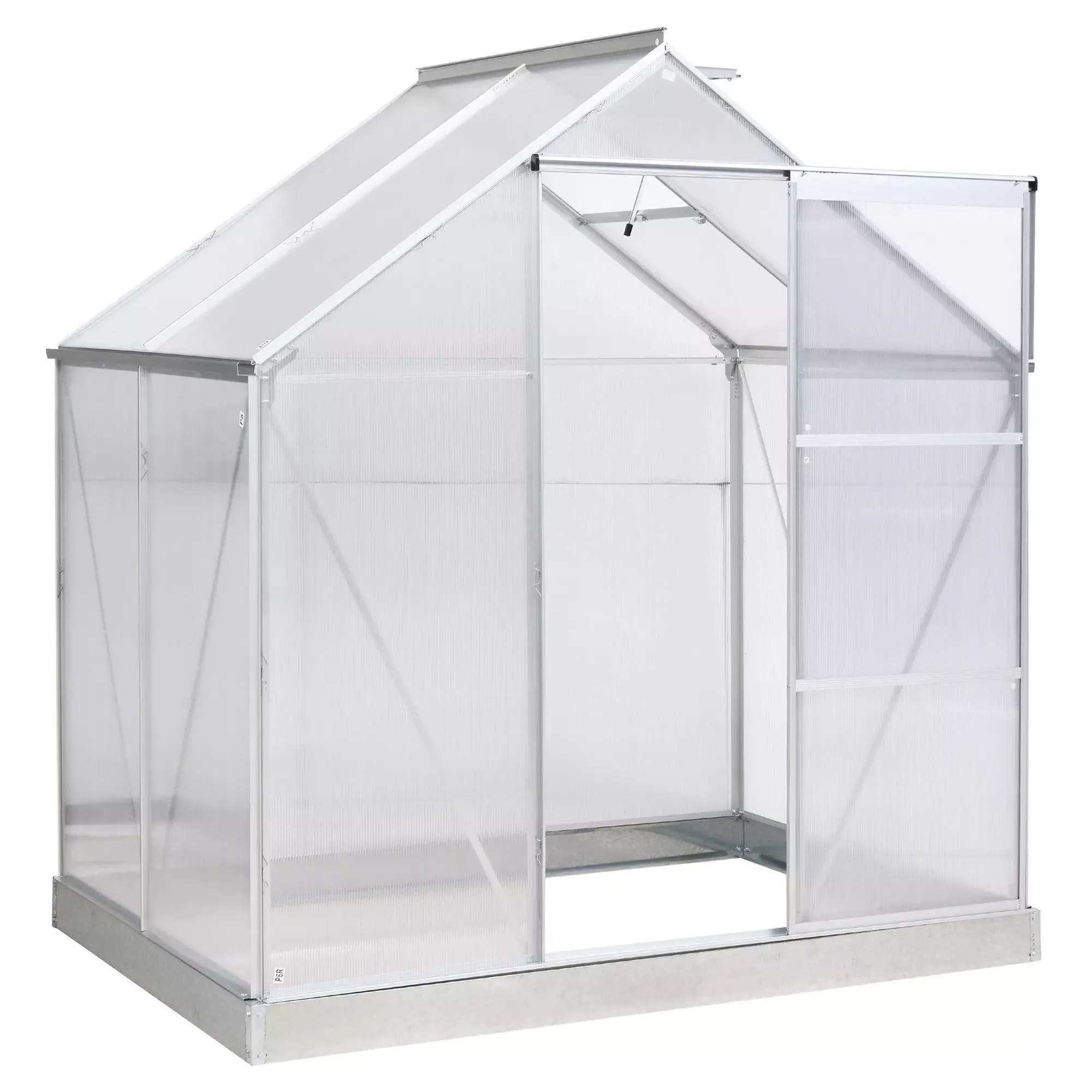 Outsunny Gewächshaus mit Alu Gestell Treibhaus für Garten