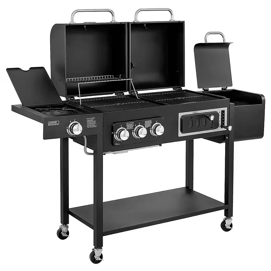 Holzkohlegrill HERO DUO BBQ für Garten Outdoor Camping