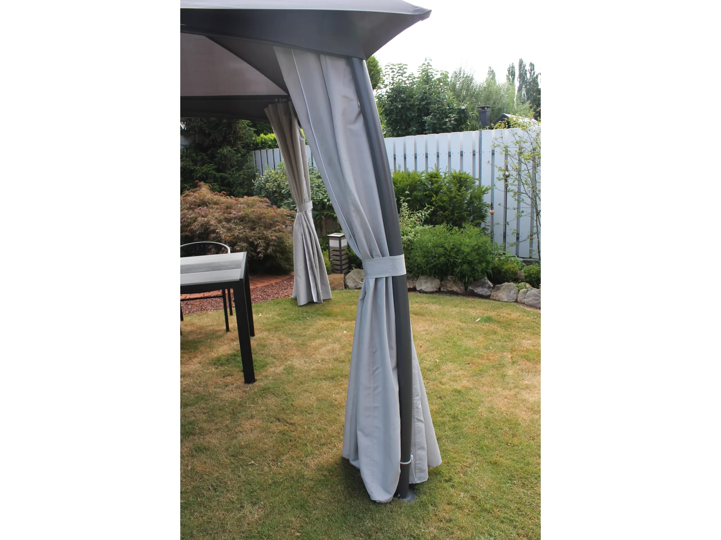 Leco Pavillon Milena 330 cm x 268 cm x 330 cm für Garten und Terrasse