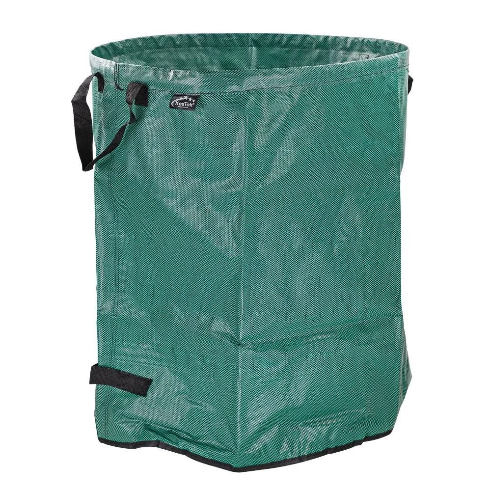 KESTEK Gartensack PP-Gartentasche 272 Liter grün Laubsack mit Griffen