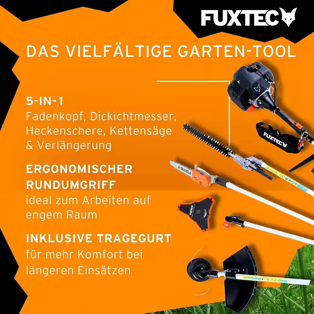 Benzin Motorsense FX-MT252ER Freischneider Rasentrimmer