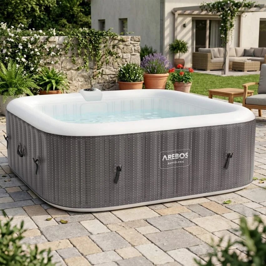 Spa Pool Whirlpool BARCELONA Outdoor Garten Wellness