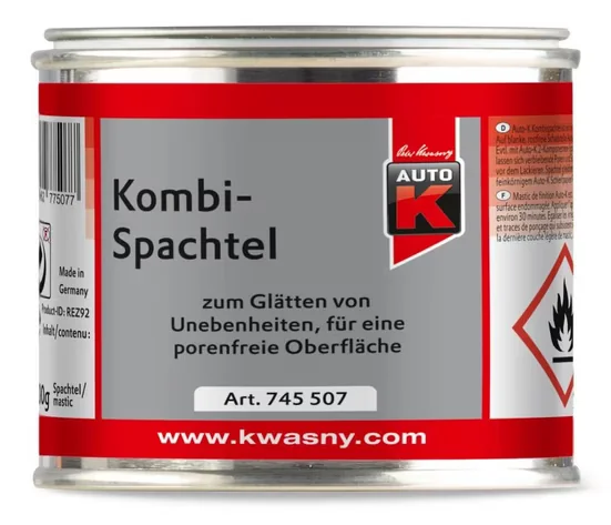 AUTO-K Kombispachtel 200g Breitspachtel für Karosserie Reparatur
