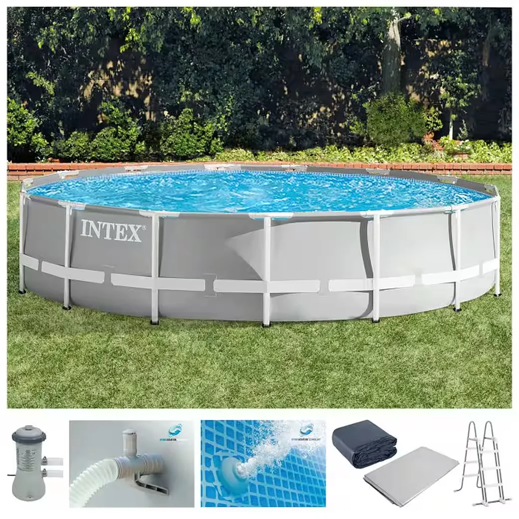 Framepool Prism Frame Aufstellpool Gartenpool mit Stahlrahmen