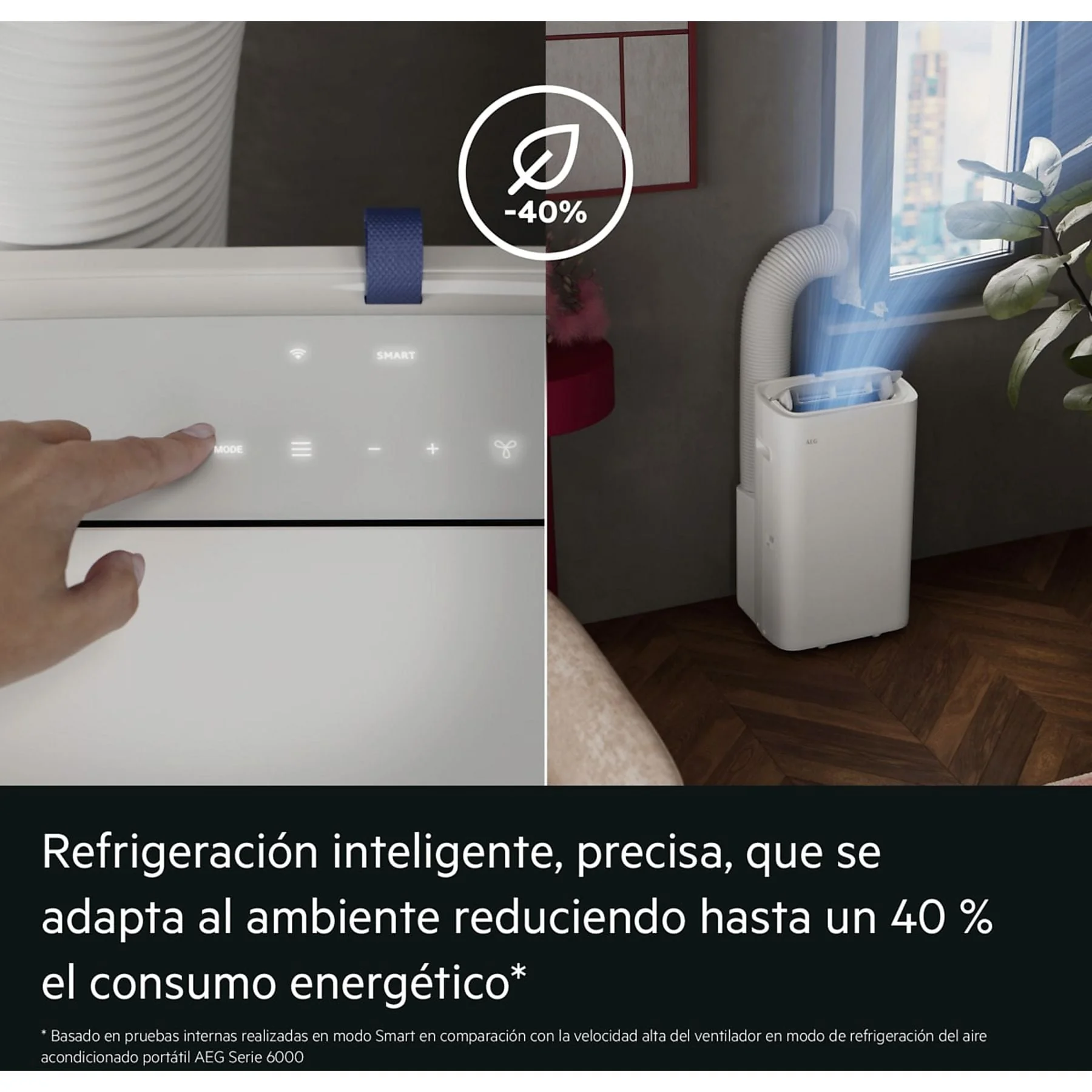 AEG ACU7878CSW Mobiles Klimagerät Weiß 49 m2 EEK A Plus Klimaanlage
