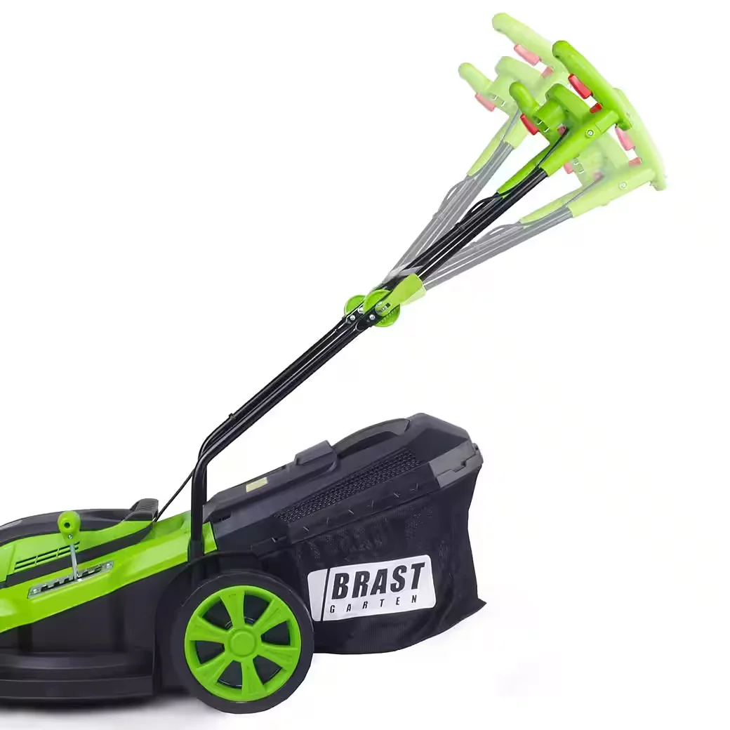 Elektrorasenmäher 2000 Watt mit Fangkorb höhenverstellbar für Garten