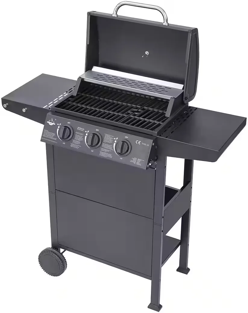 Gasgrill San Jose 3 Brenner BBQ für Garten und Terrasse