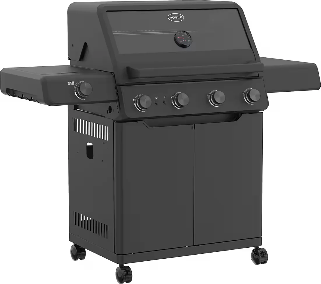 Gasgrill ALLFLAME Prime 4 BBQ für Balkon und Garten