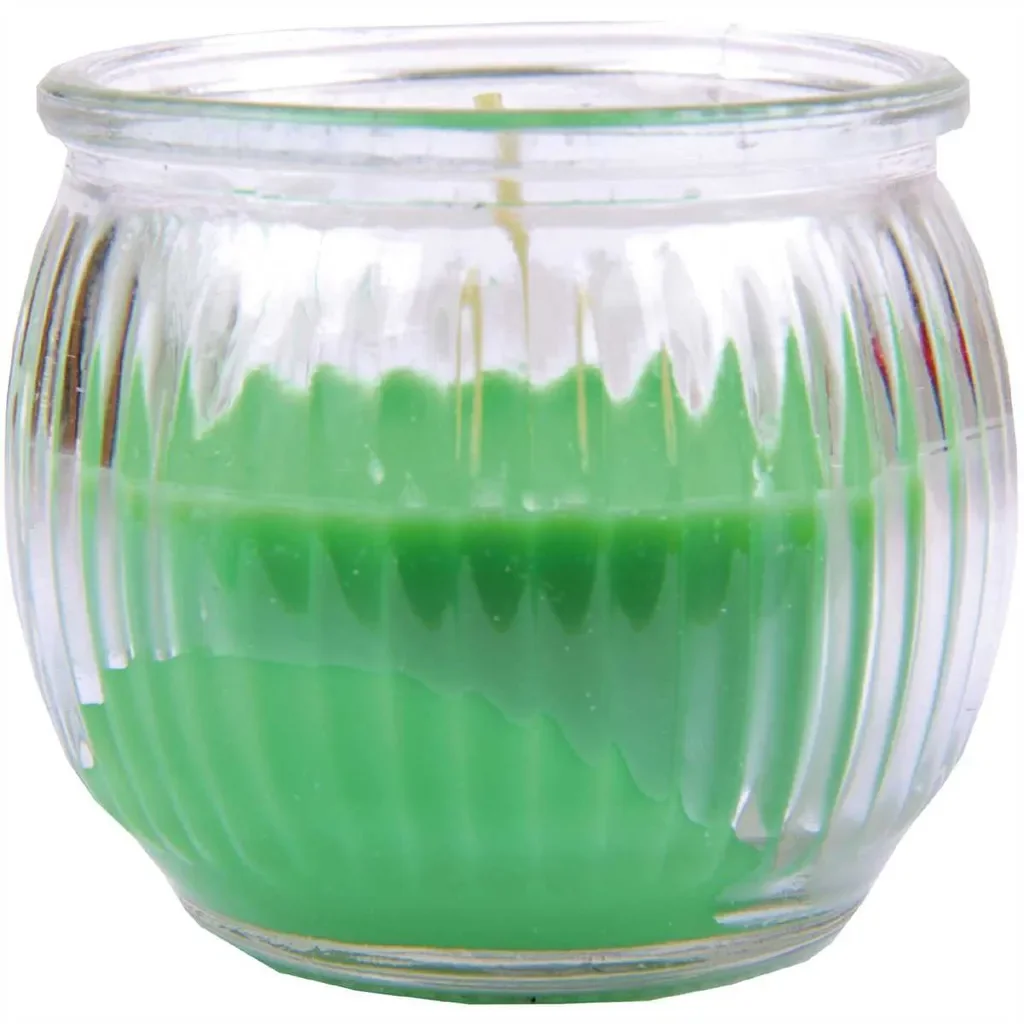 Duftkerze Raumerfrischer im Glas, lange Brenndauer, Aloe Baumwolle