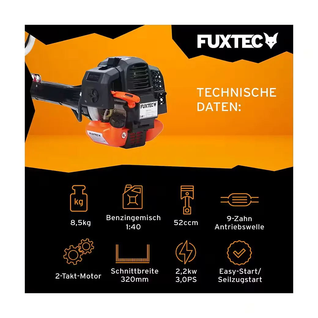 Benzin-Motorsense FX-PS152 Freischneider Rasentrimmer