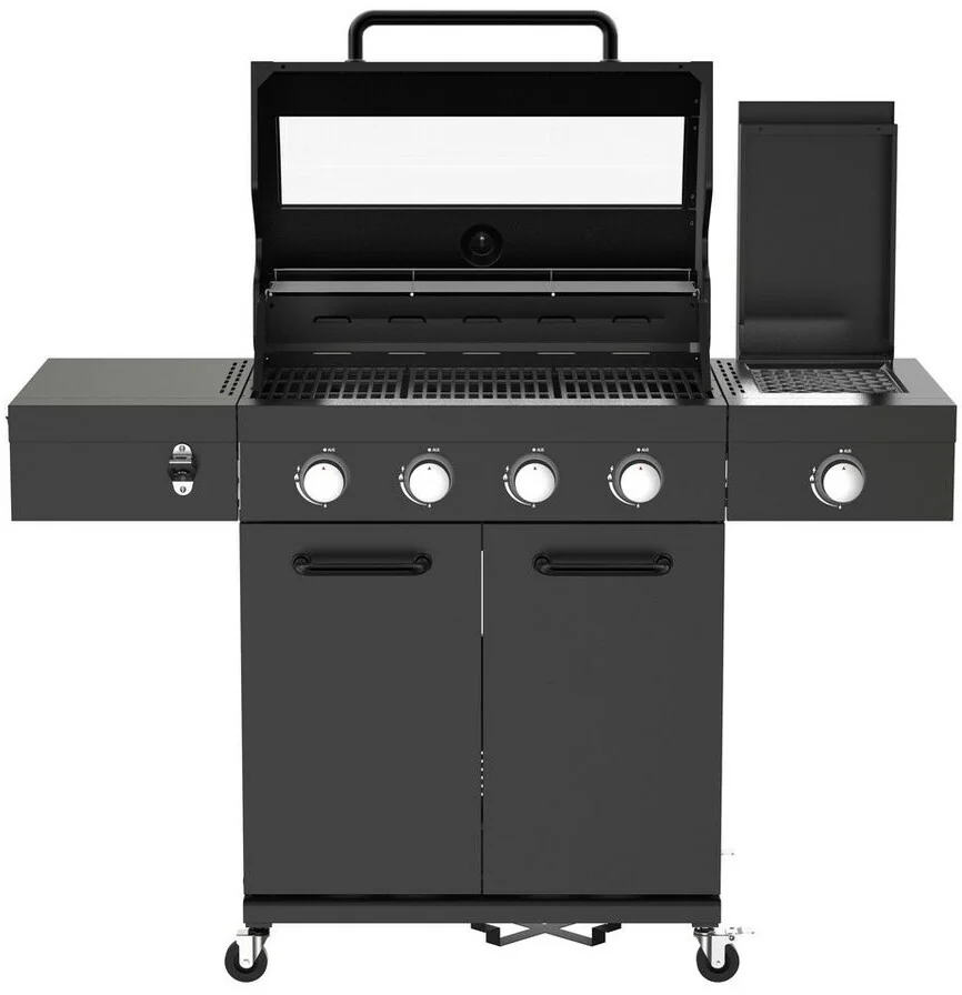 El Fuego® Gasgrill "Kingston Nocturne" 4+1 mit Infrarotbrenner schwarz