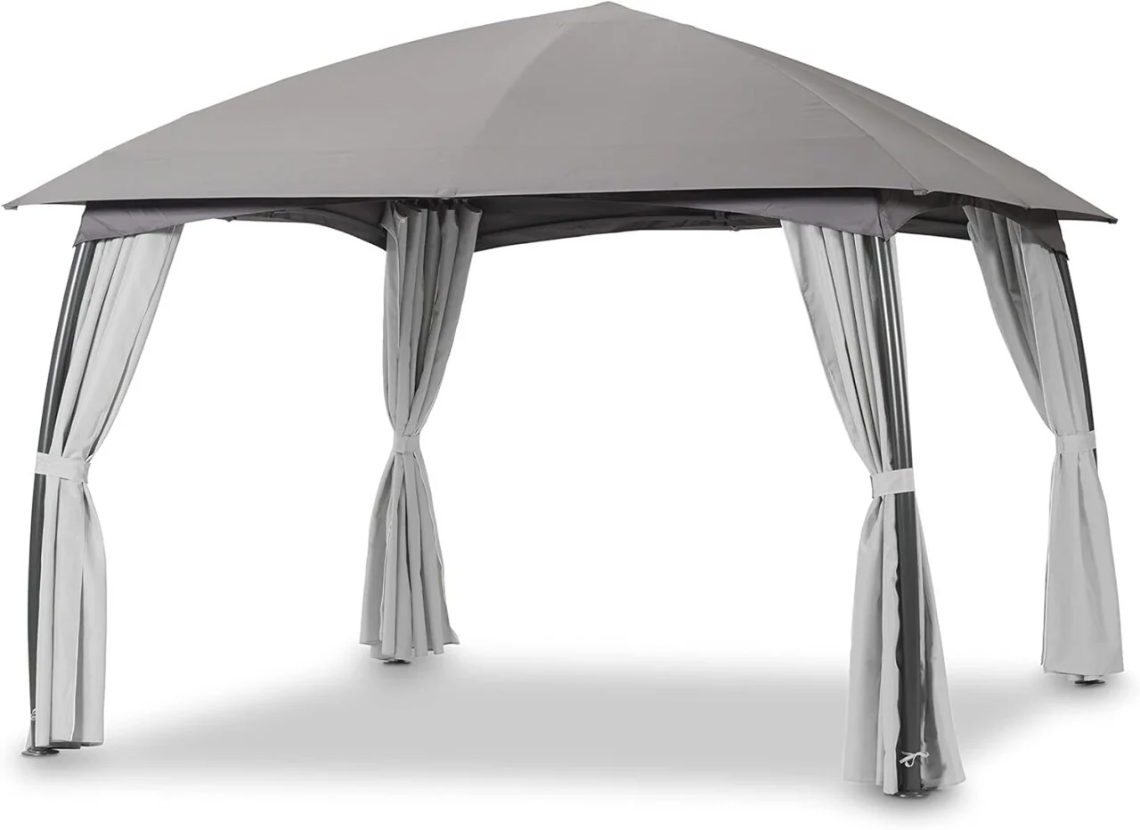 Leco Pavillon Milena 330 cm x 268 cm x 330 cm für Garten und Terrasse