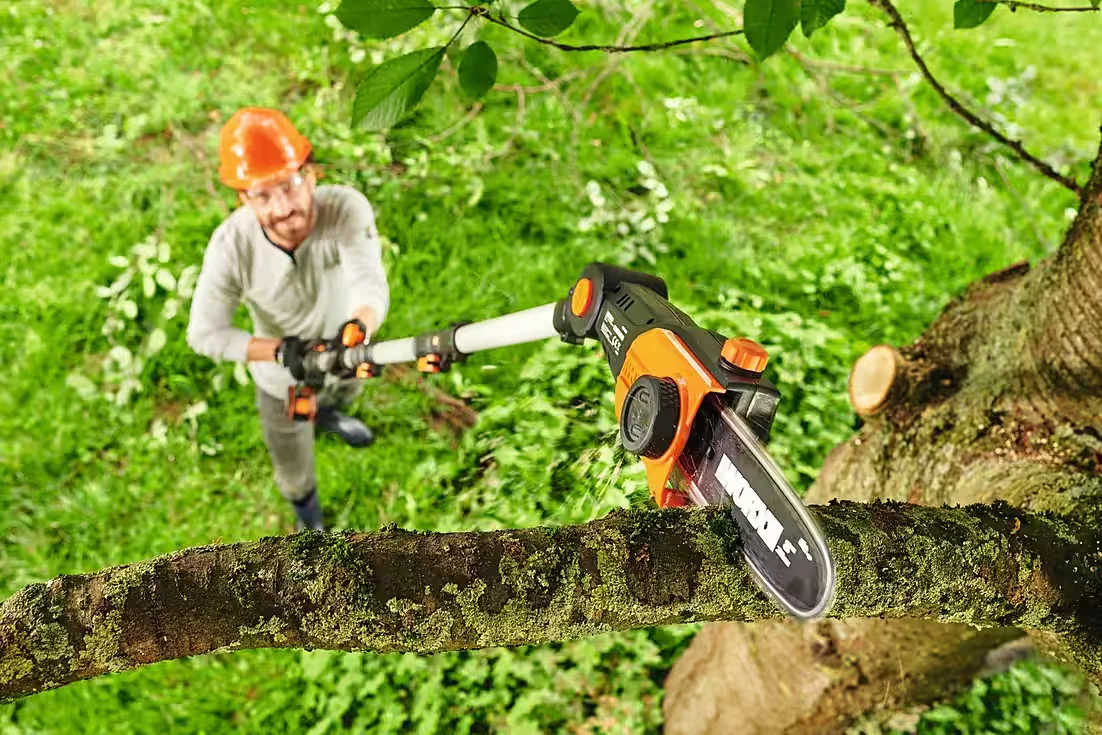 Akku Hochentaster 20V 20cm Teleskopgriff max 3 6 m Astschneider