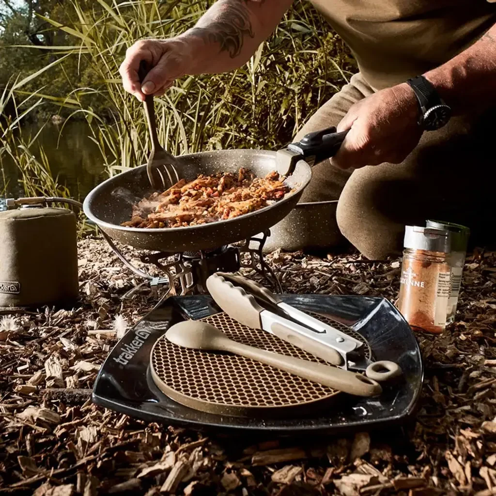 Trakker Armolife Silicone Utensil Set for Camping Cooking Lightweight