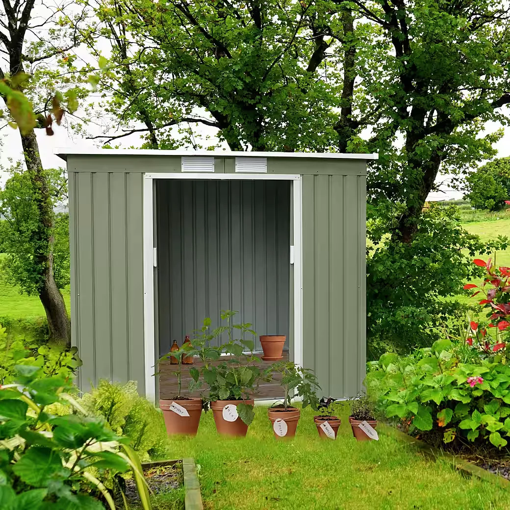 HATTORO Gartenhaus Gerätehaus für Garten Werkzeug Aufbewahrung