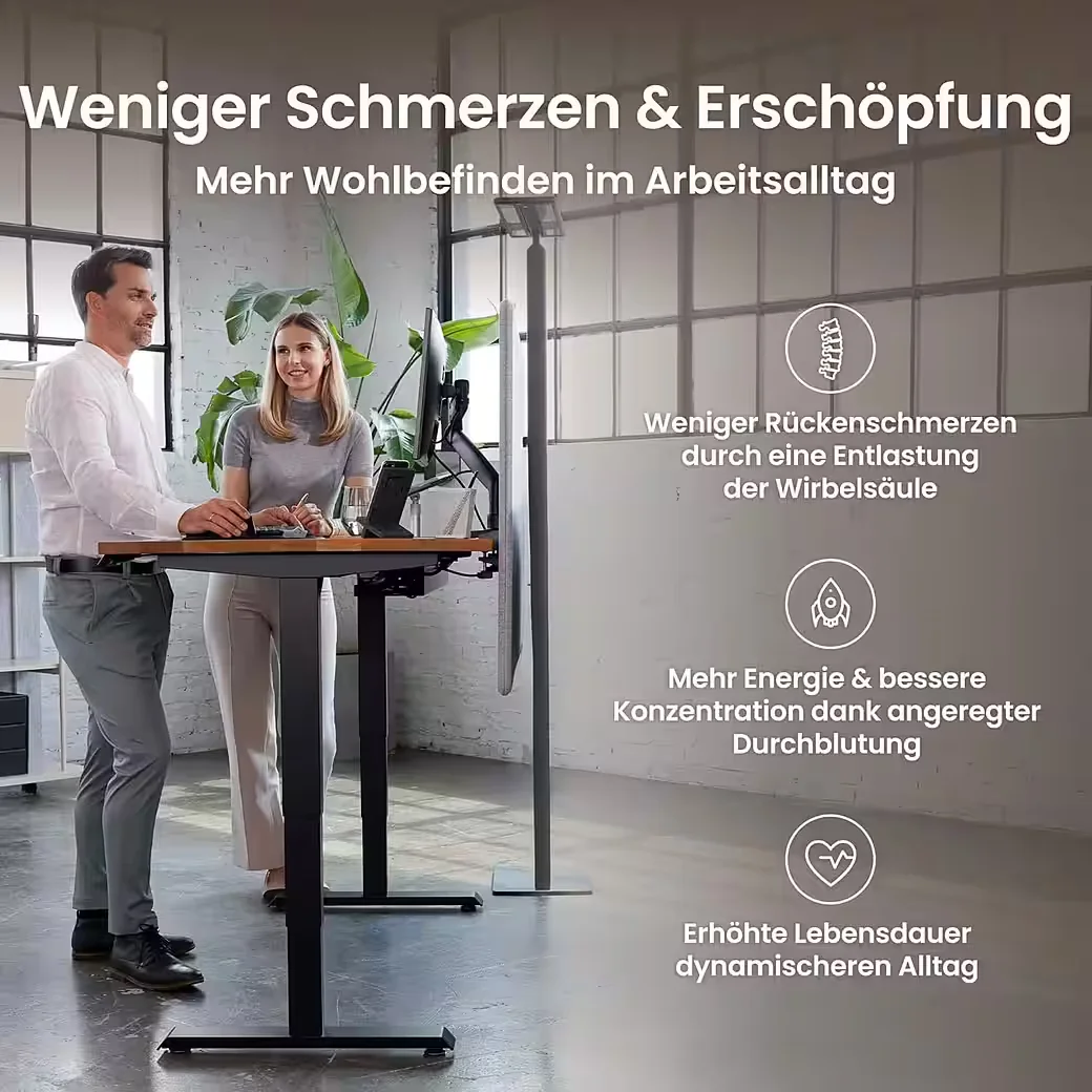 Ergotopia Desktopia Pro X Höhenverstellbarer Schreibtisch Gestell