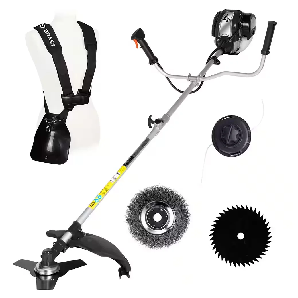Benzin Motorsense 4 Takt Benzin 2in1 Rasentrimmer Freischneider Garten