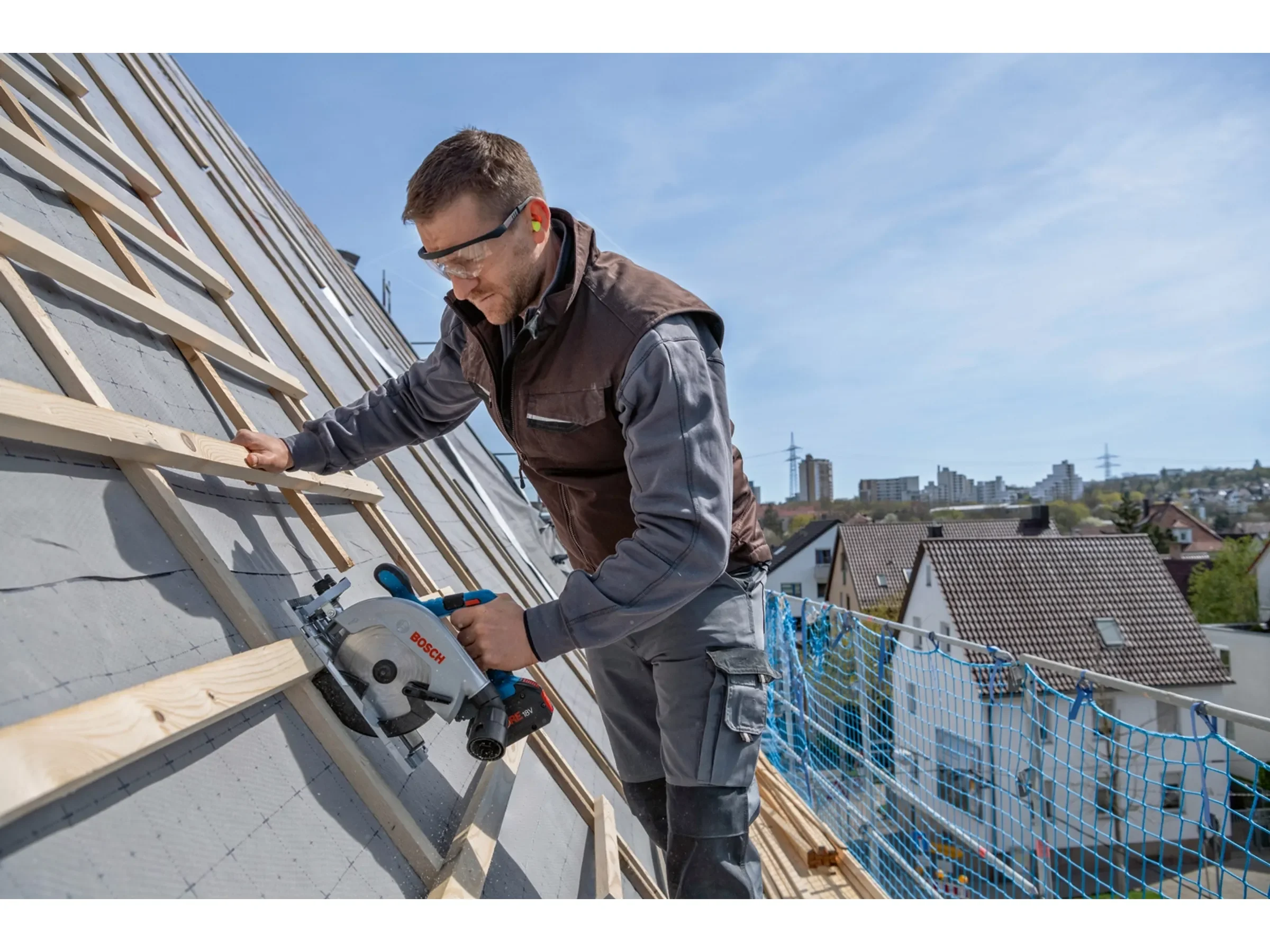Bosch Professional Akku-Kreissäge GKS 18V-57-2 L Solo ohne Akku