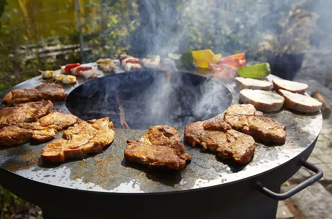 Holzkohlegrill Sioux tragbar für Garten und Camping