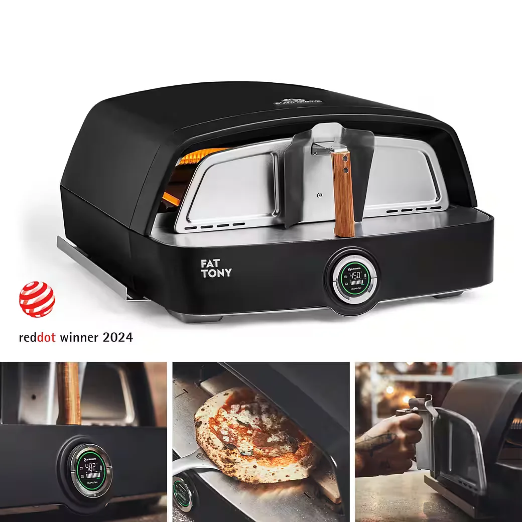 FAT TONY Gas Pizzaofen für Garten und Terrasse mobil